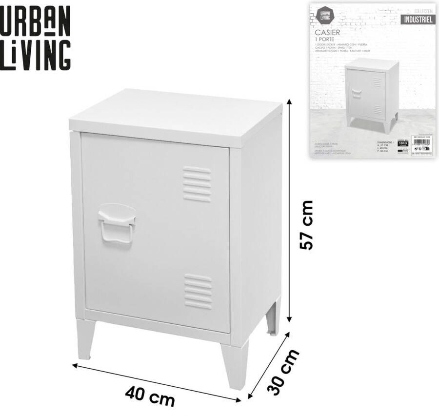 Urban Living METALEN LOCKER MET 1 DEUR 40X30XH57CM