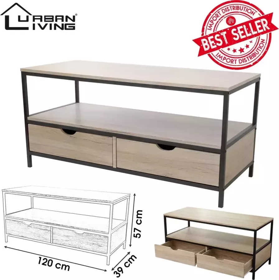 Urban Living TV-meubel met 2 lades