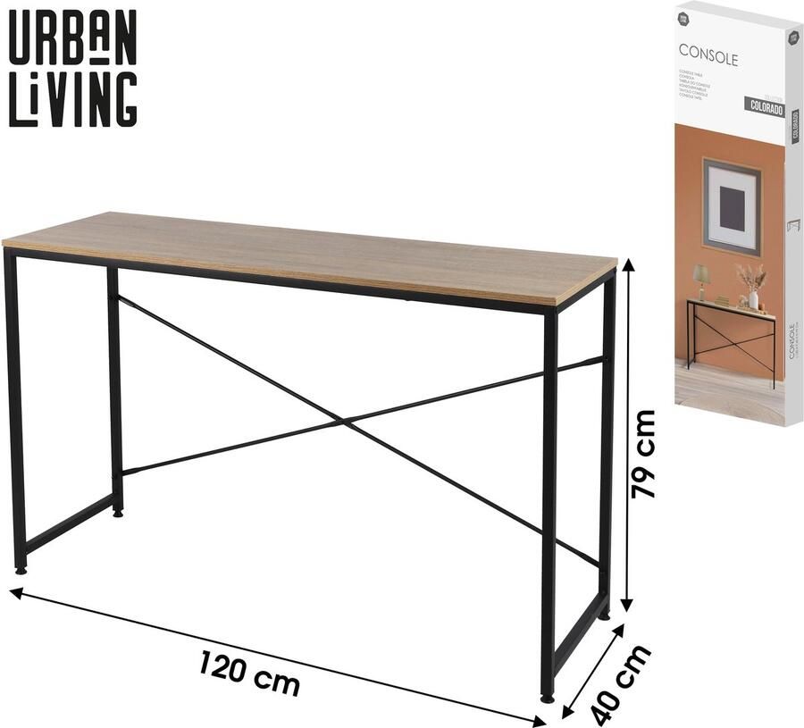Urban Living COLORADO Wandtafel 120x40xH79 cm