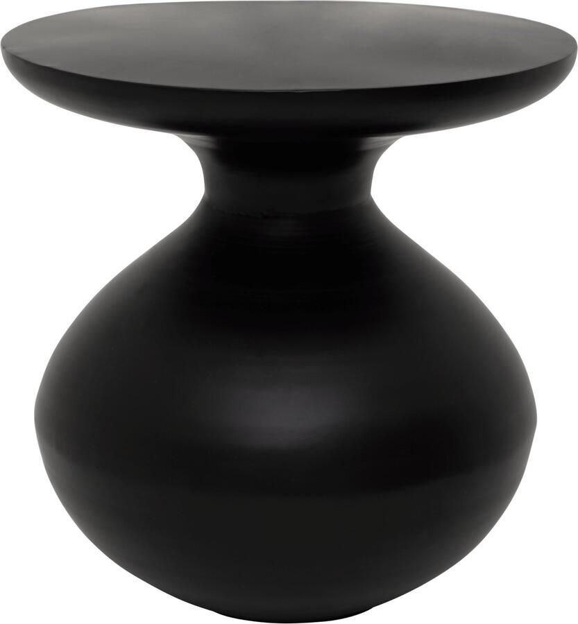 Urban Nature Culture Bijzettafel Tummy zwart metaal Ø38x40cm