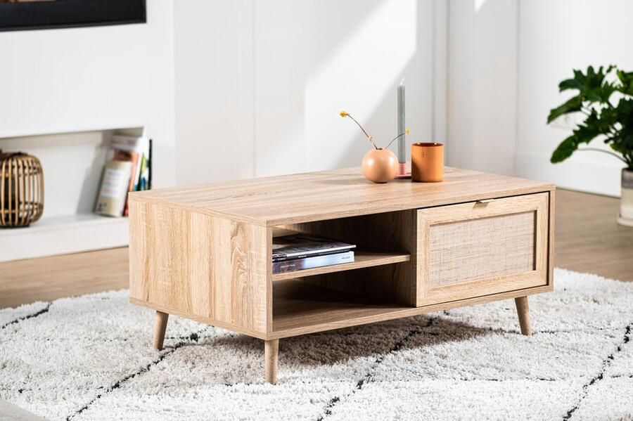 Urban Pieces Tijn salontafel Sedona melamine MDF 100x60 cm