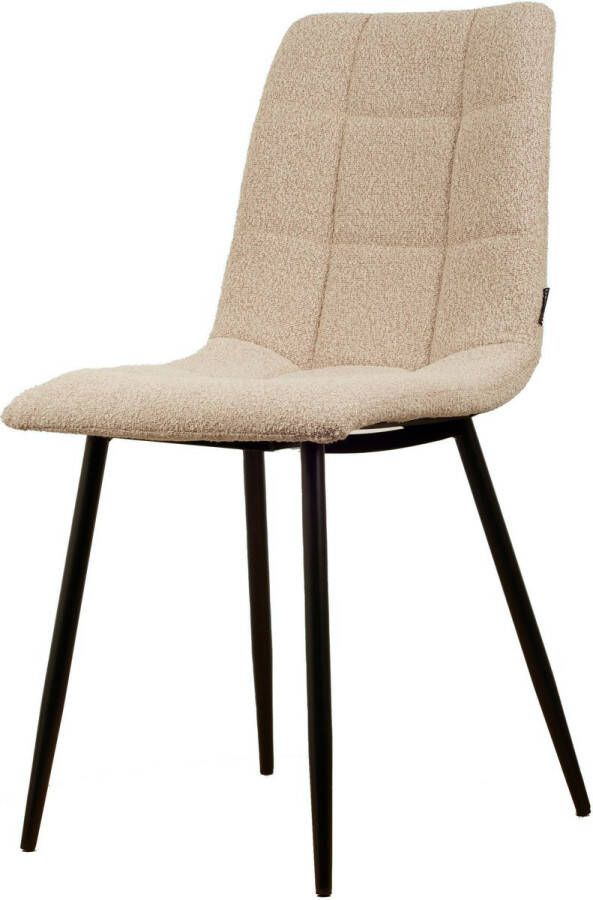Usuals Elise Eetkamerstoel Beige Boucle