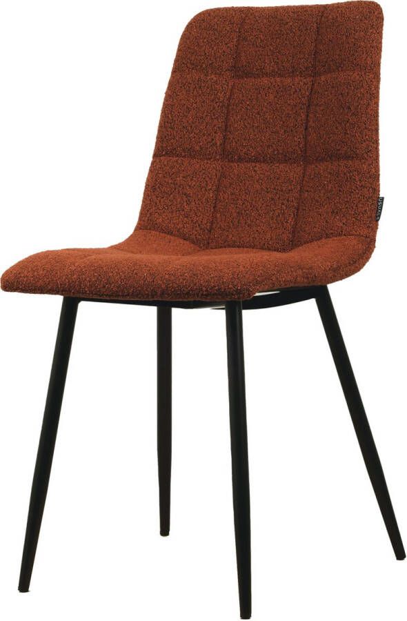 Usuals Elise Eetkamerstoel Koper Boucle