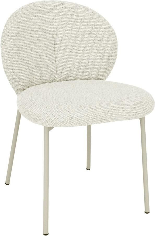 Usuals Ruby Eetkamerstoel Stof Beige Zithoogte 48cm x Zitbreedte 50cm Vintage