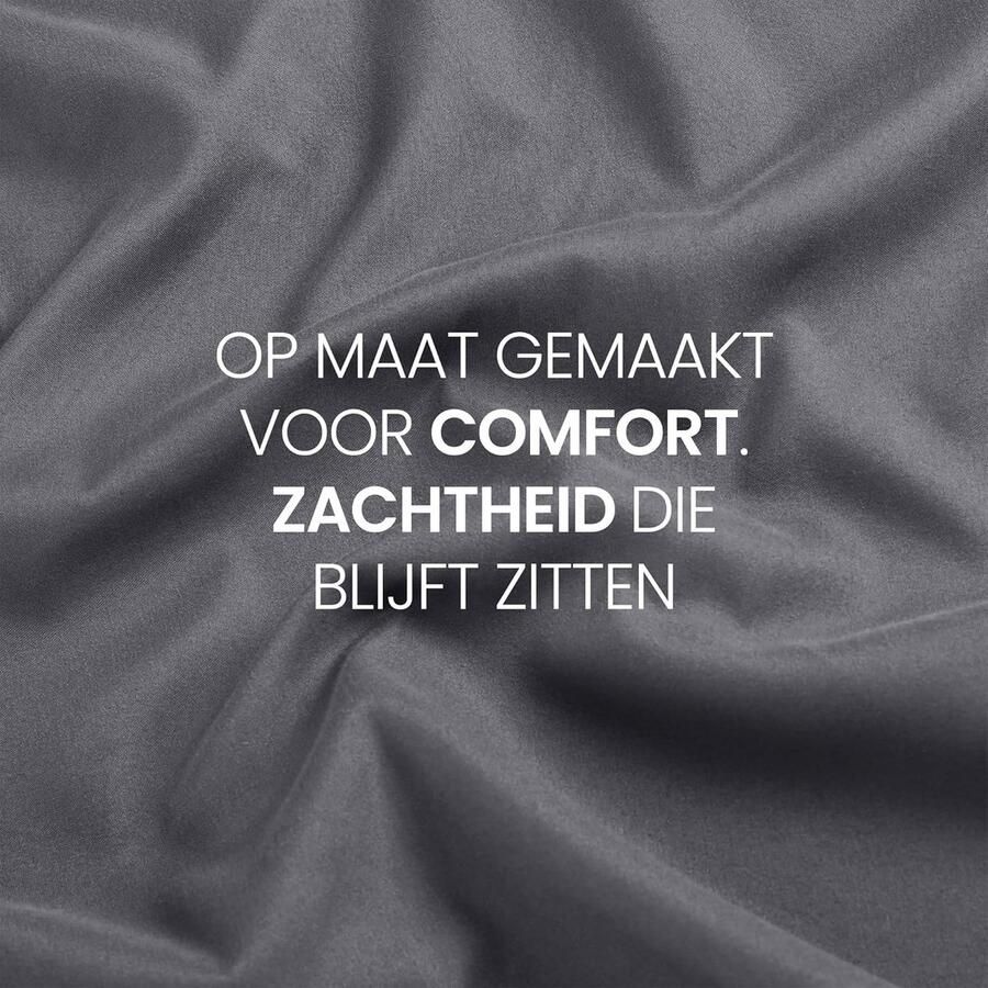 Utopia Bedding Onderlaken 200 x 220 cm dik matras geborstelde microvezel bed van 200 cm grijs - Foto 2
