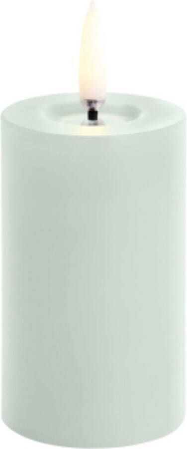 Uyuni Ledkaars Veilige Led kaars Tafel decoratie Dusty Green Pastel Groen 5x7.5 cm
