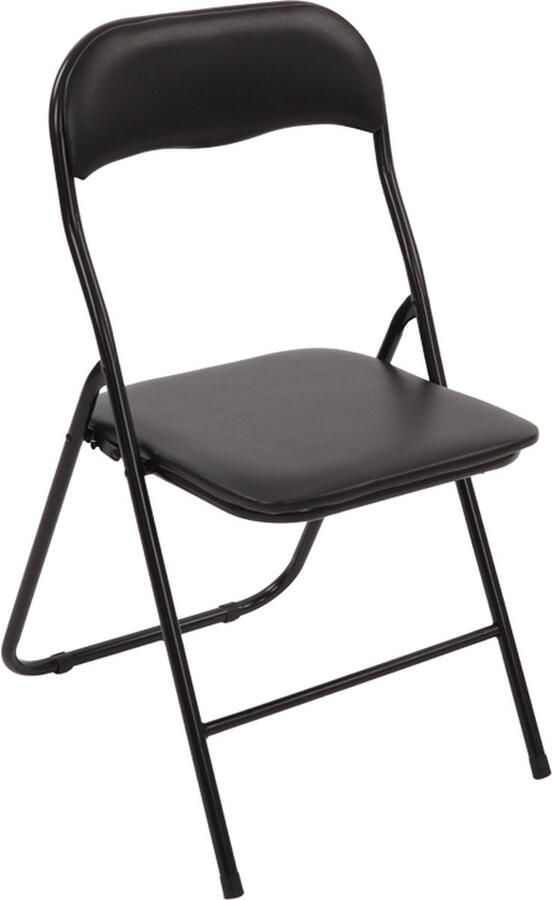 V-Part klapstoel Zithoogte: 40 cm Metaal Campingstoel Zwart - Foto 2