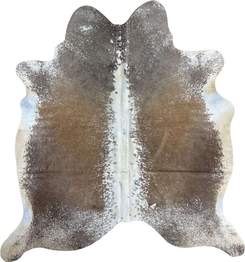 Koeienhuidvloerkleed.nl Koeienhuid Vloerkleed XL (Groot) Zwart 223 x 191 cm Koeienkleed Koeienvel Dierenvel Dierenhuid Koehuid Tapijt - Foto 2