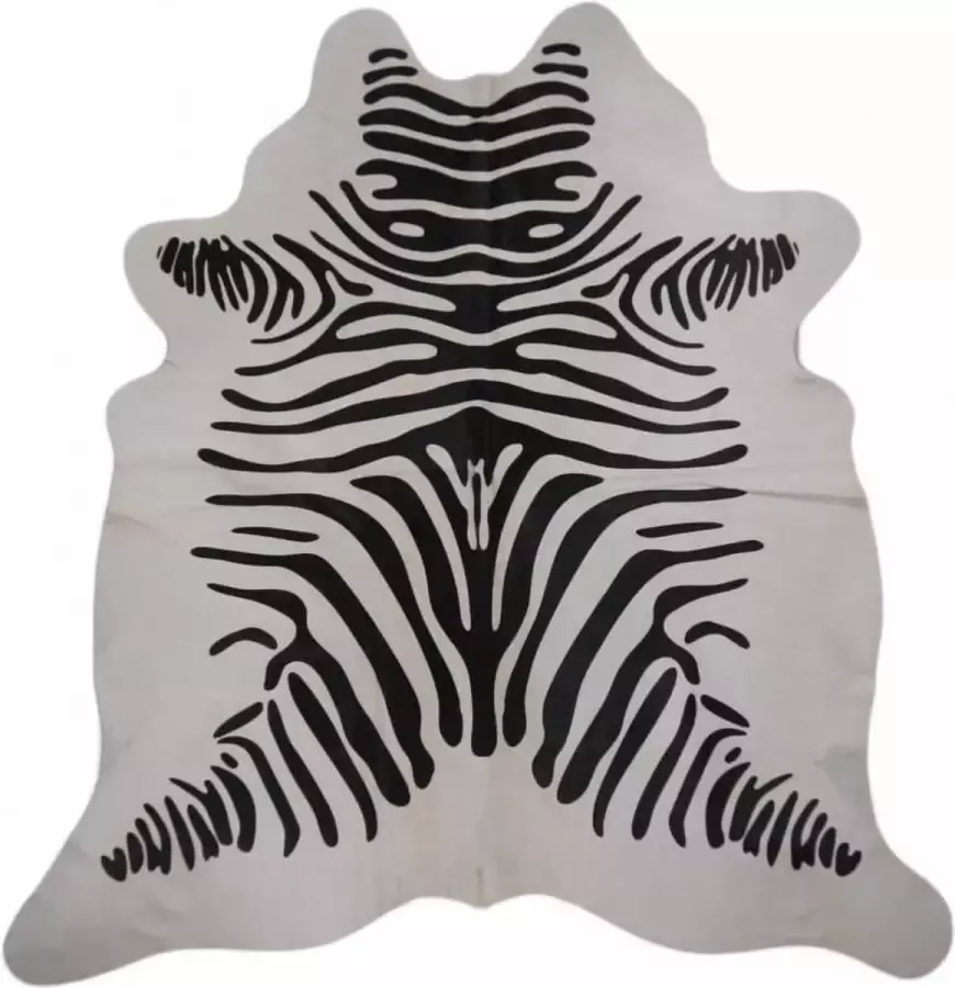 Van Buren Bolsward BV Tapijt Vloerkleed Koeienhuid Zebraprint 3-4m²