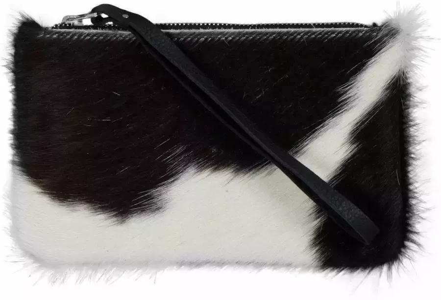 Van Buren Bolsward BV Tapijt Vloerkleed Koeienhuid Zwart