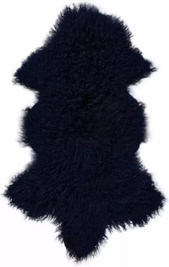 Van Buren Bolsward BV Vloerkleed Tapijt Plaid Schapenvacht Blauw Tibetaans