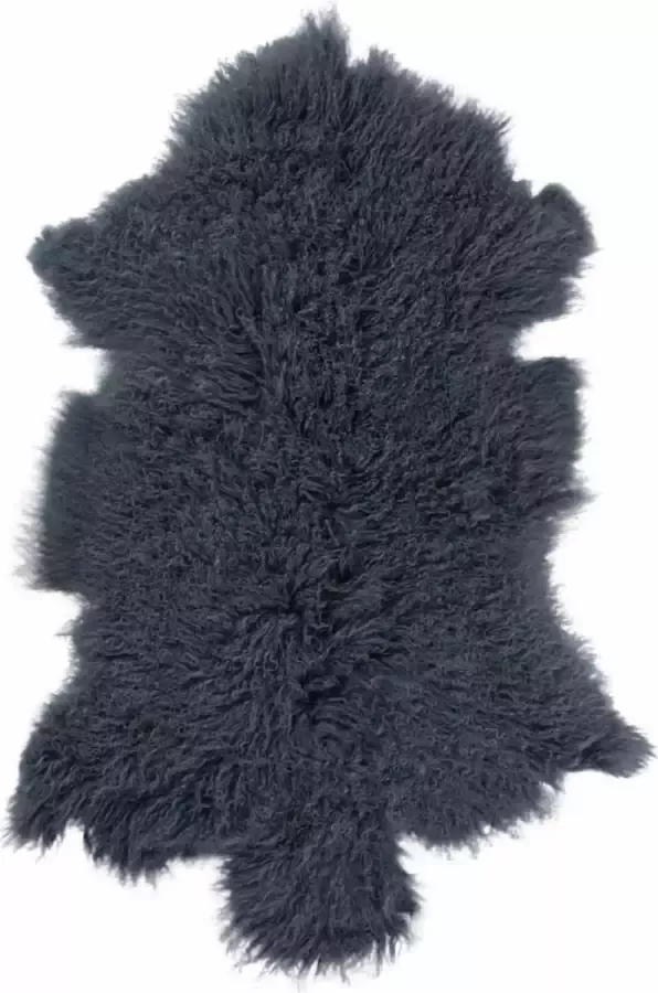 Van Buren Bolsward BV Vloerkleed Tapijt Plaid Schapenvacht Petrol Tibetaans