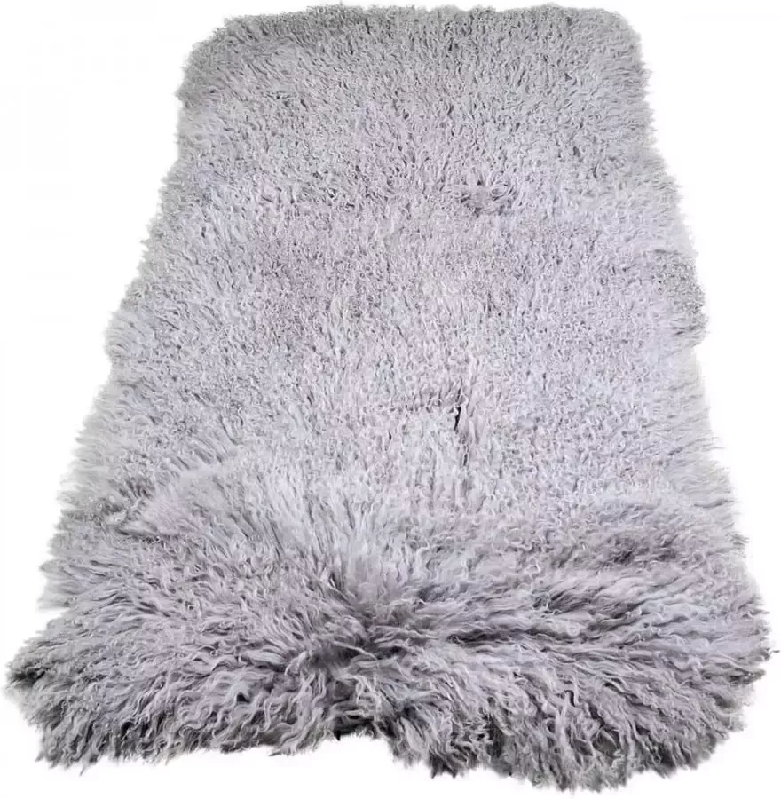 Van Buren Bolsward BV Vloerkleed Tapijt Plaid Schapenvacht Taupe