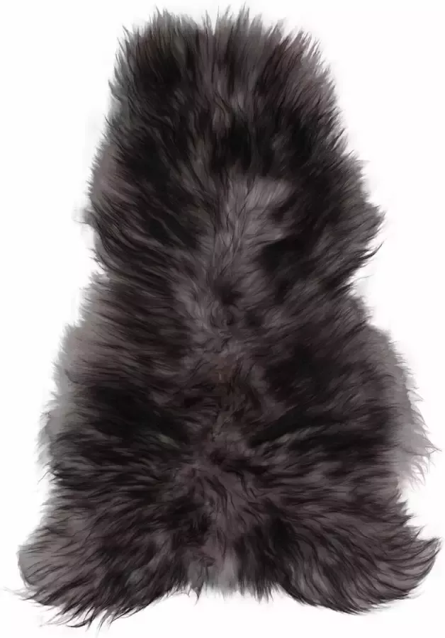 Van Buren Sinds 1861 Van Buren IJslands schapenvacht grijs darktops 100% echte schapenvacht Langharige wol - Foto 2
