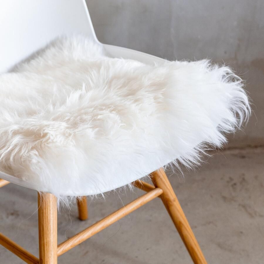 Van Buren Sinds 1861 Chair pad van Texels schapenvacht wit - Foto 2