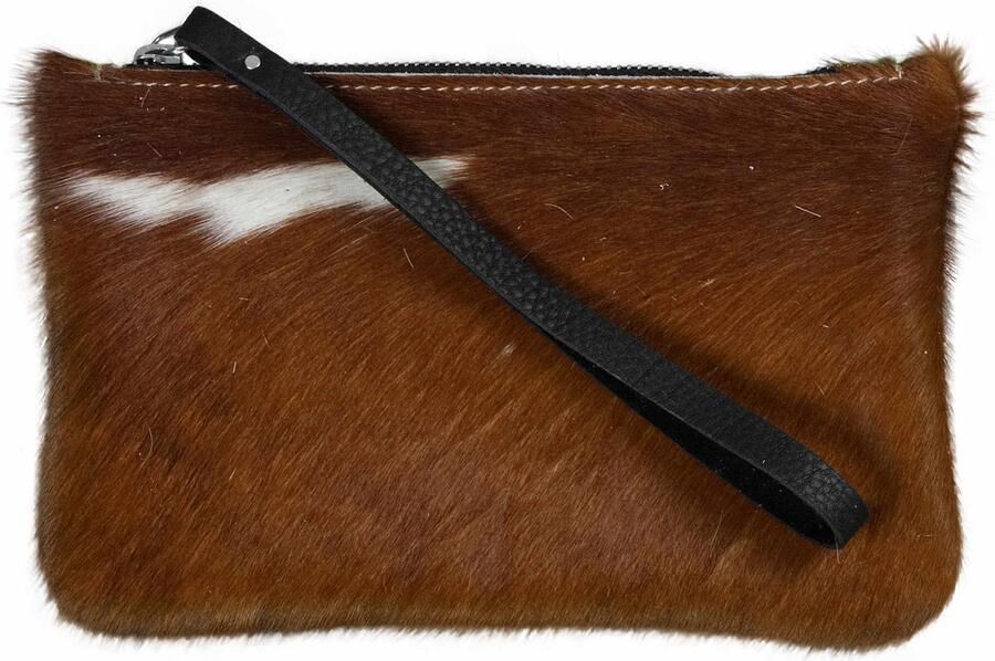 Van Buren Tapijt Vloerkleed Koeienhuid Rood