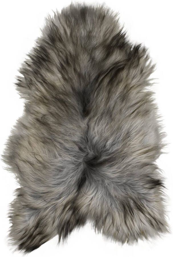 Van Buren Sinds 1861 Van Buren IJslands schapenvacht natuurlijk grijs 100% echte schapenvacht Langharige wol - Foto 2