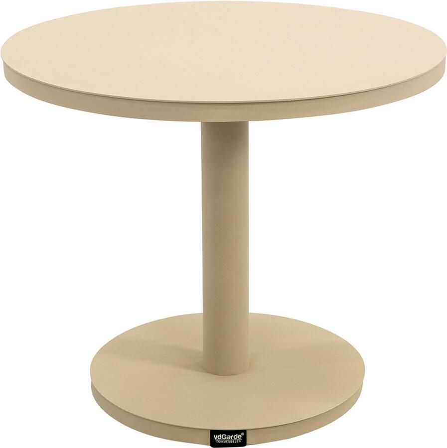 Van der Garde Tuinmeubelen Canto ronde bijzettafel Ø50 cm. Latte