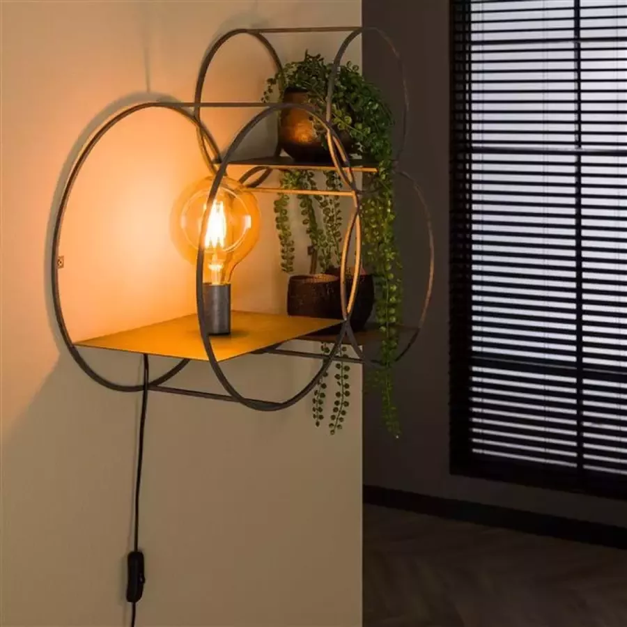 Wandrek cirkels Wandrek 3 vakken Wandrek modern 65 cm