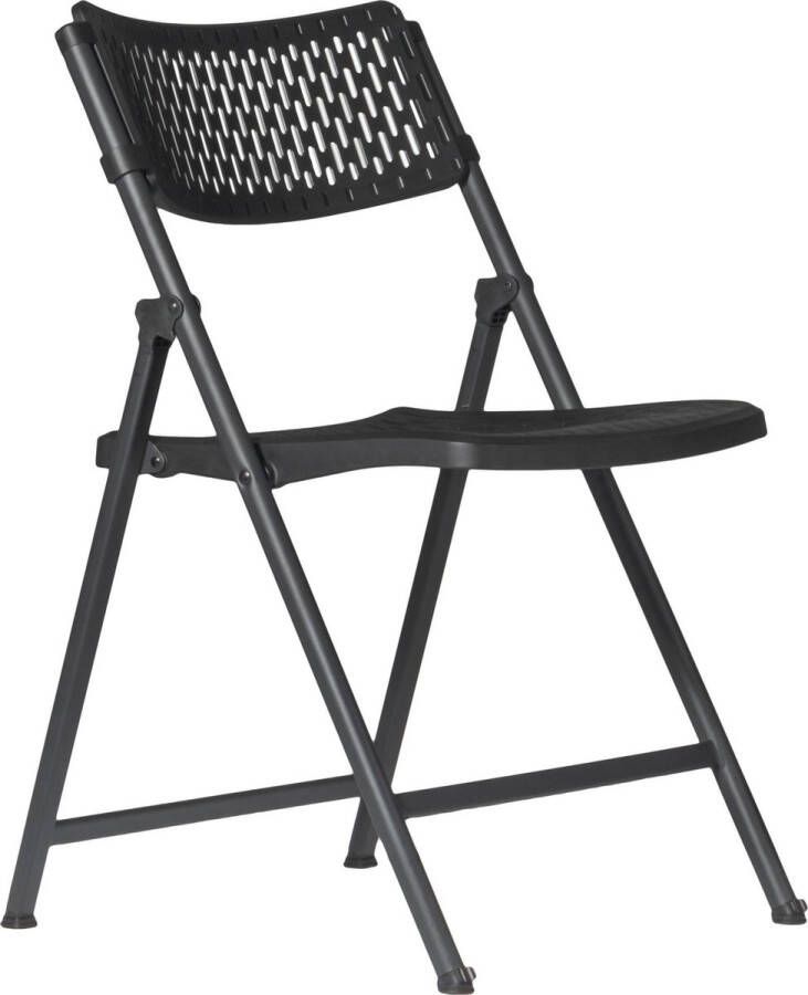 Van Vugt Event Products Klapstoel Aran Zwart Eenvoudig inklapbaar Modern design