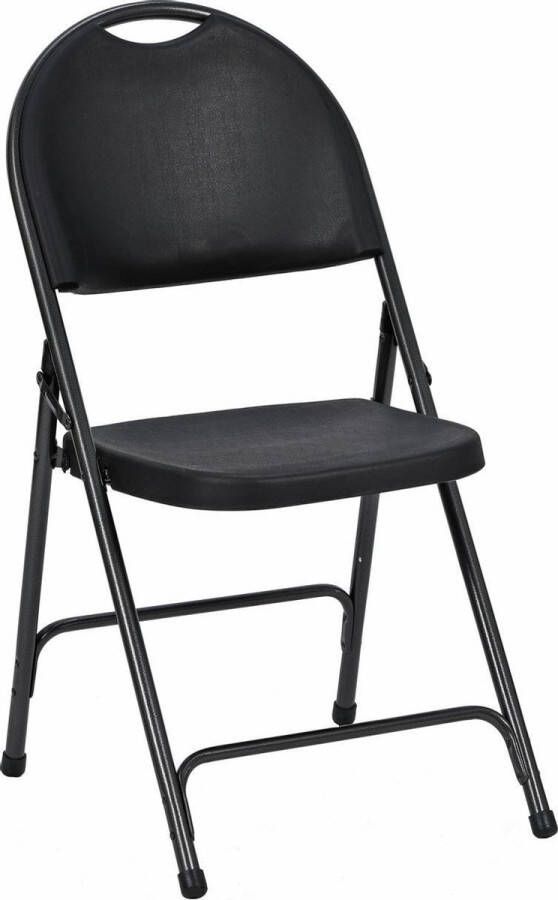 Van Vugt Event Products Sparta Klapstoel Zwarte zitting Frame: hamerslag