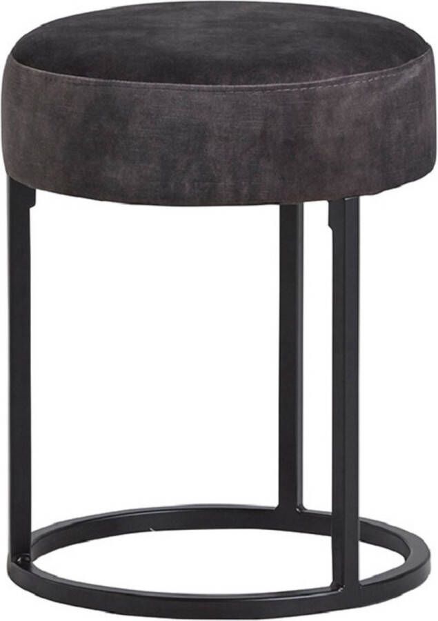 Le Chair Poef Lola Ø40 cm Adore darkgrey Meubelplaats - Foto 1