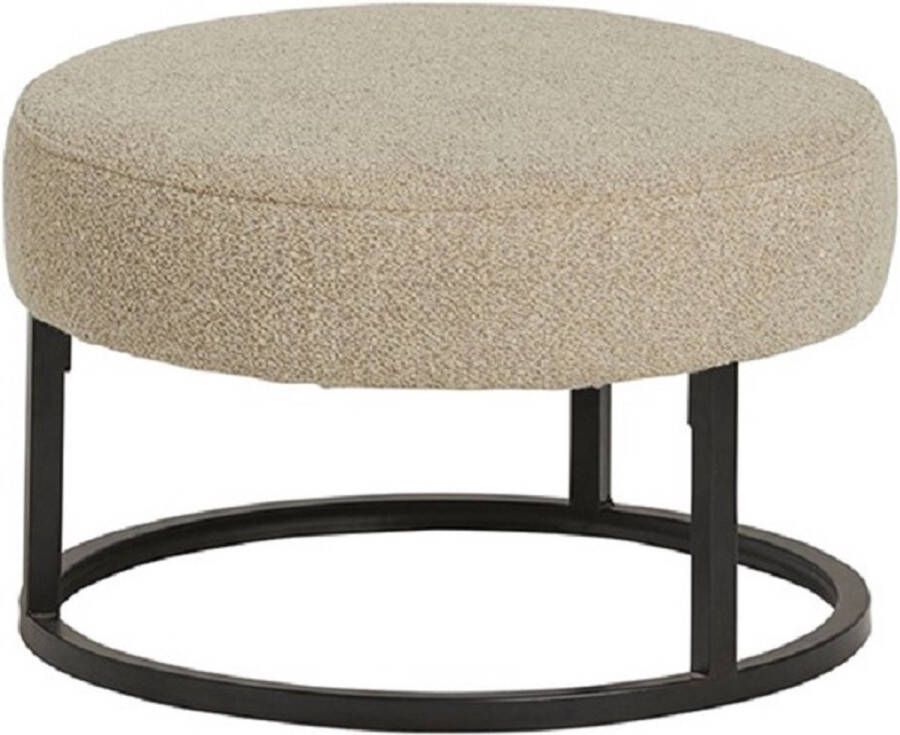 Le Chair Escabel poef Ø50 Alpine Beige Unique Collection