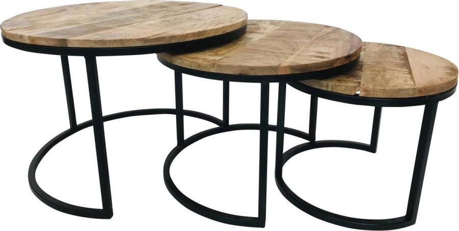 Var coffeetable ati s 3 ø70x47 zwart