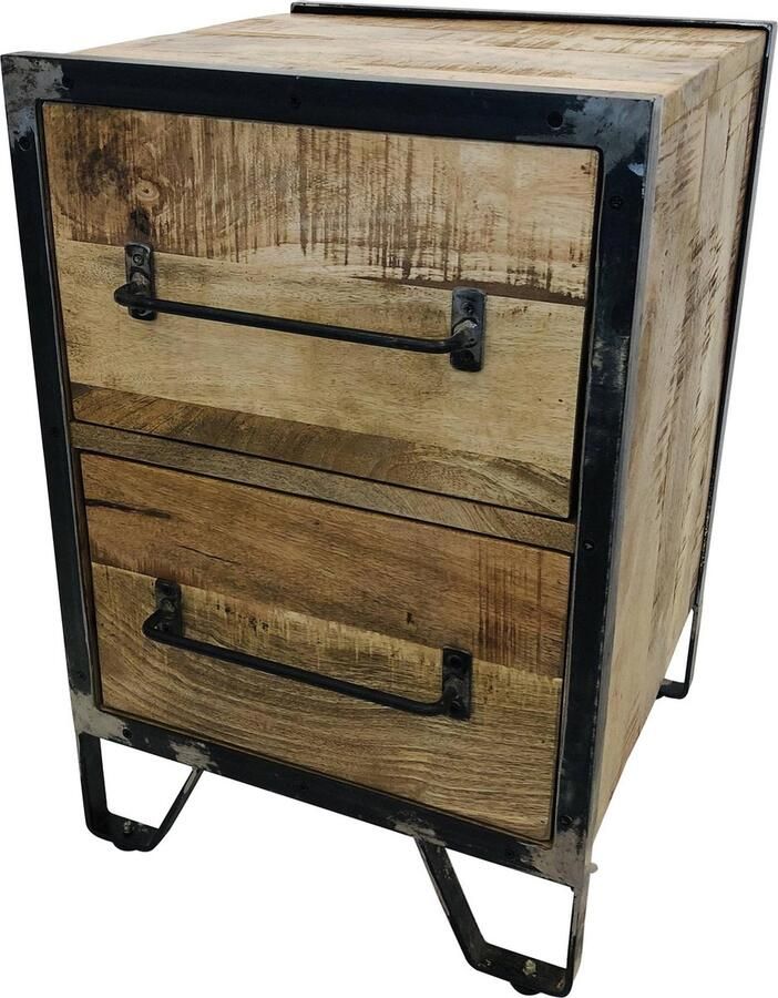 Var Houten wijnrek H80 4 flessen decoratief