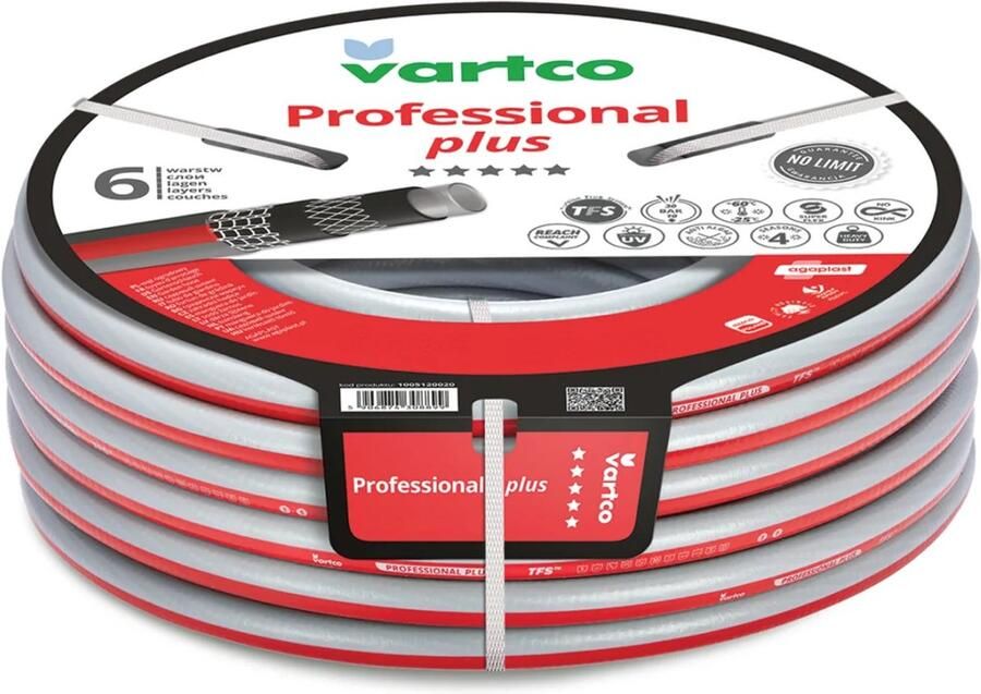 Vartco Professional Plus Tuinslang 1 10m 6-lagige 30 bar