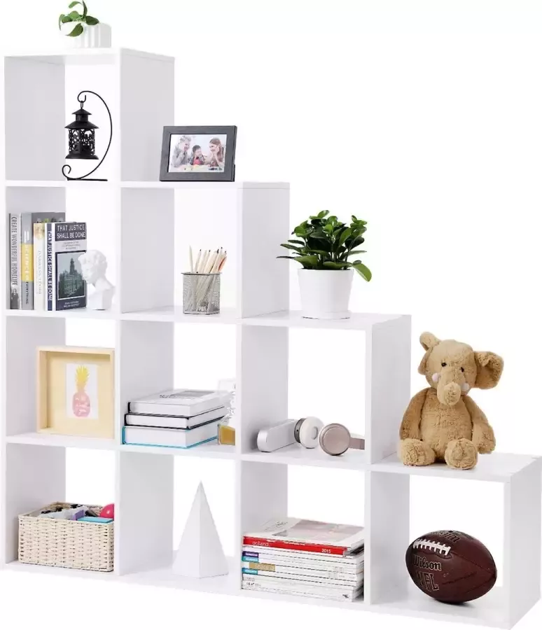 Vasagle Boekenkast Met 10 Vakken 129 5CM Archiefkast Kast - Foto 2