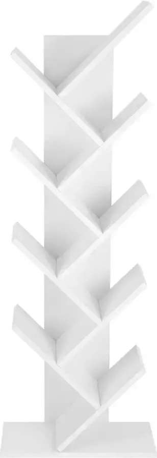 Vasagle Boekenkast Rek Wit 142cm Breed