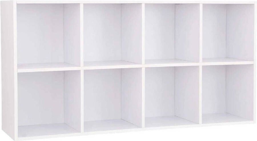 Vasagle 8-Cube Witte Houten Boekenkast Opbergmeubel - Foto 2