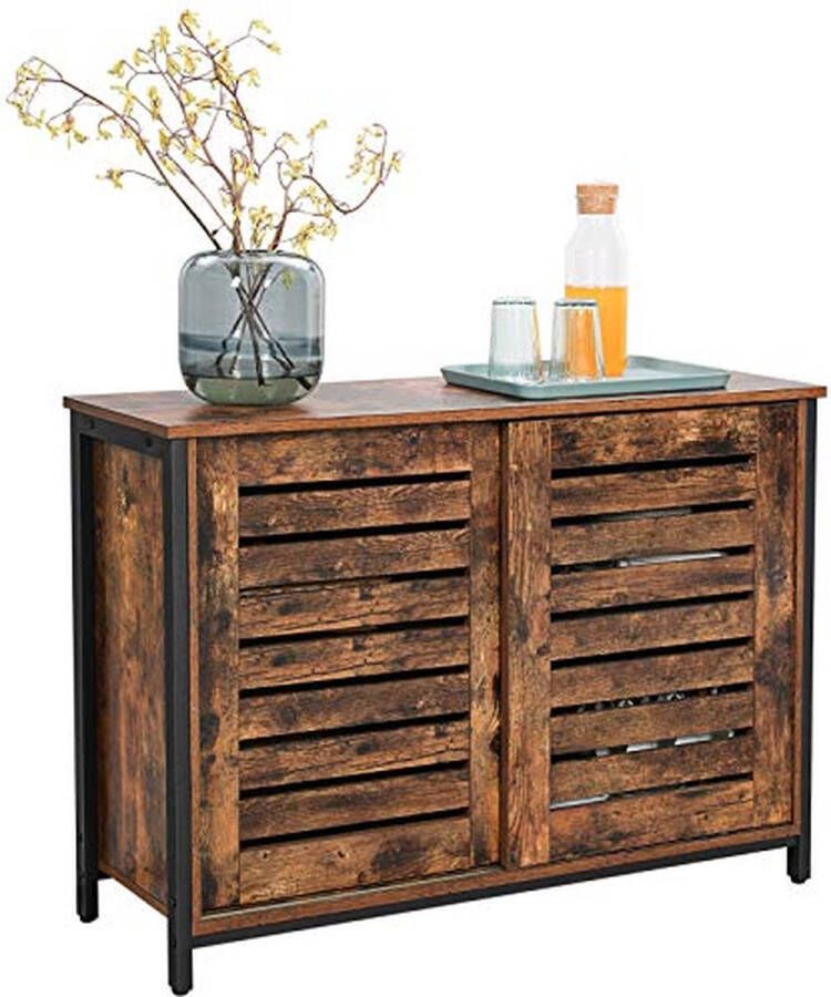 Vasagle Dressoir Bruin 100x35x70 cm - Foto 2