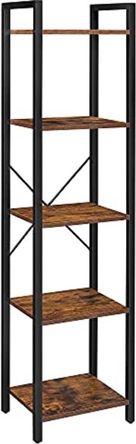 Vasagle Alinru boekenkast industriële boekenplank met 5 etages - Foto 2