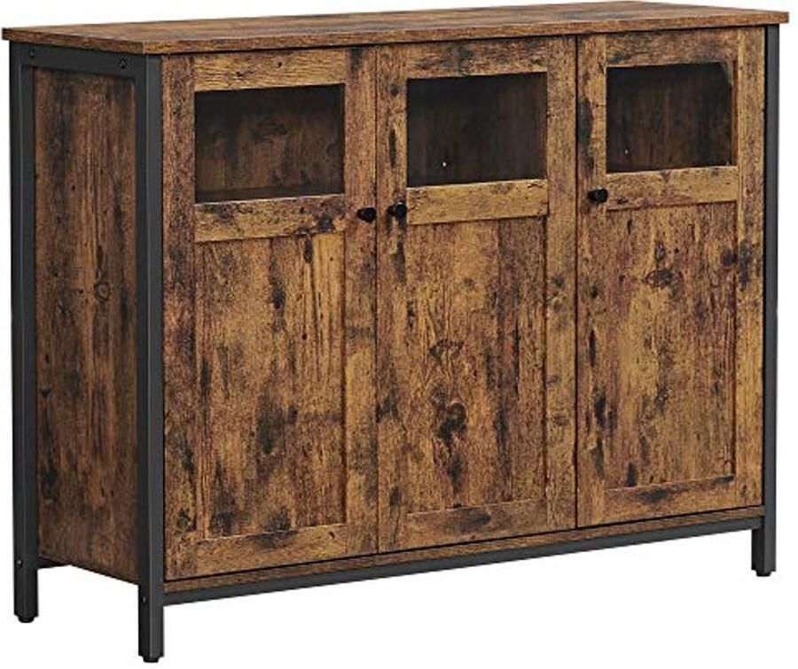 Vasagle Dressoir Bruin 100x35x75 cm