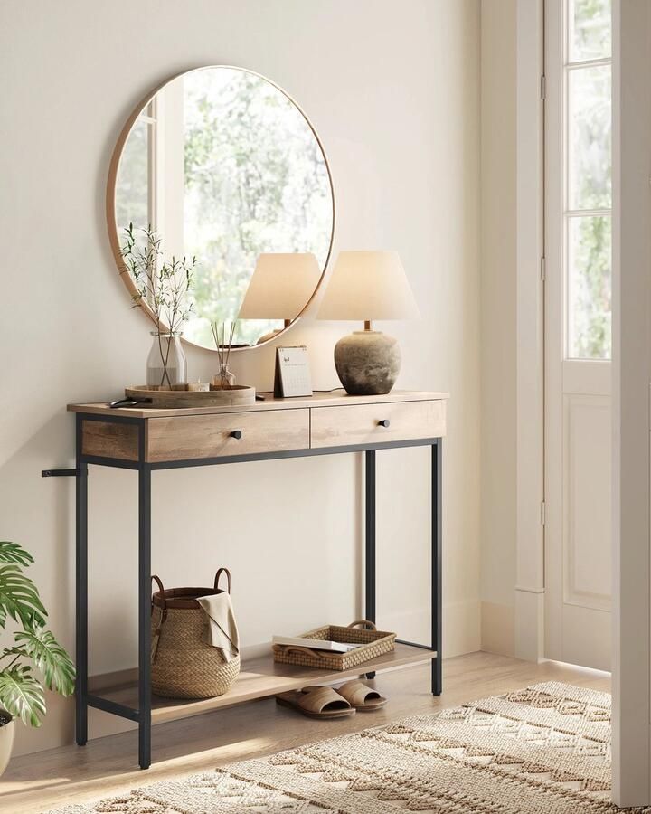 Vasagle RoyaLuxe Bijzettafel Bijzettafels Bijzettafeltjes Woonkamer Bijzettafel Bank Smalle Consoletafel Entree Tafel Tafeltje Side Table Sidetable