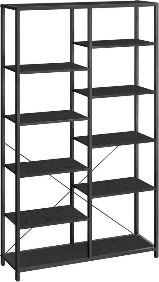 Vasagle RoyaLuxe Boekenrek Boekenplank Kastje Boekenkast Kast Dressoir Kast Woonkamer Garderobe Organizer Opbergkast Opbergkasten