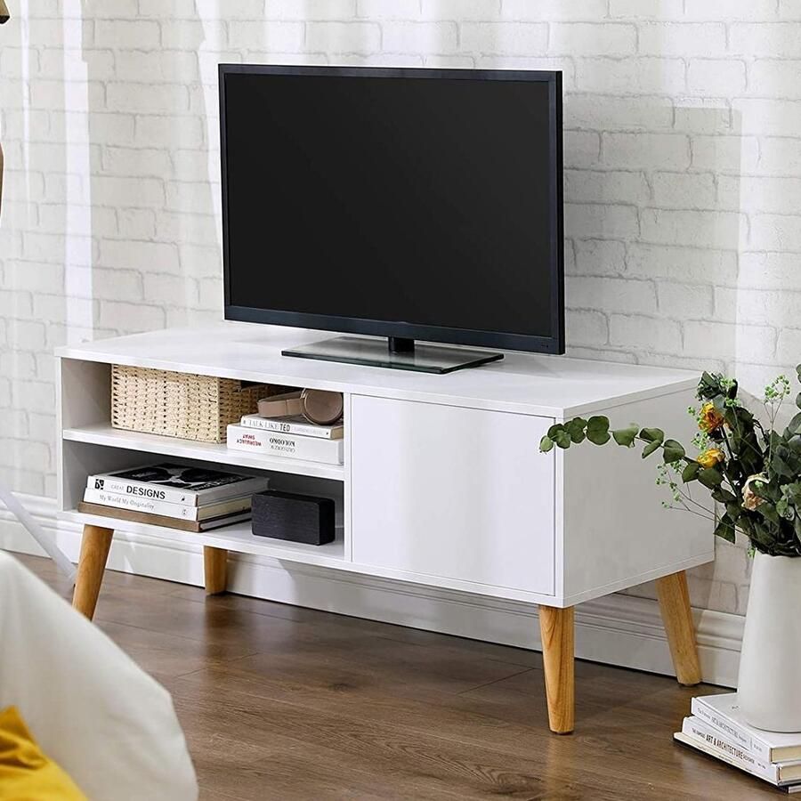 Vasagle TV Meubel Tv-meubel Lulu 110cm Wit