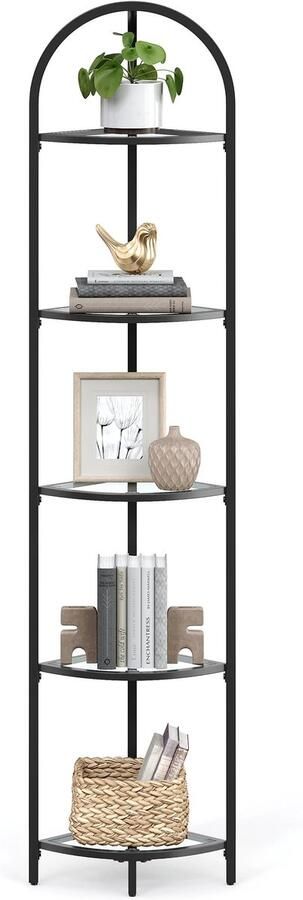 Vasagle VidaLuxe Hoekplank Boekenkast Garderobe Kast Woonkamer Archiefkast Opbergkast Opbergkasten Binnen Opbergkast Kast Kastje Opberg Kast Opbergkastje Organizer Organizers Opbergrek Opberg Rek Meubel Woonkamer Meubel