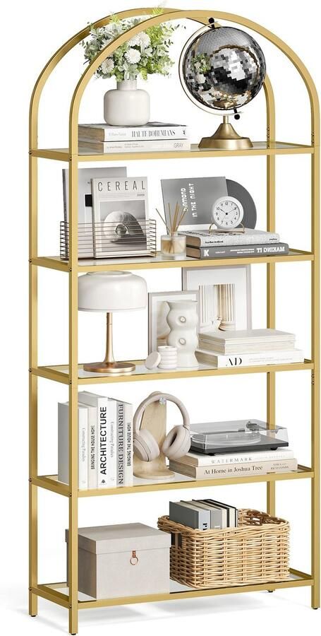 Vasagle VidaLuxe Staand Rek Boekenkast Garderobe Kast Woonkamer Archiefkast Opbergkast Opbergkasten Binnen Opbergkast Kast Kastje Opberg Kast Opbergkastje Organizer Organizers Opbergrek Opberg Rek Meubel Woonkamer Meubel