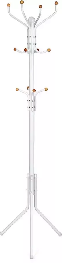 VASGALE Kapstok Garderoberek Kapstokken 49 x 49 x 182 Wit