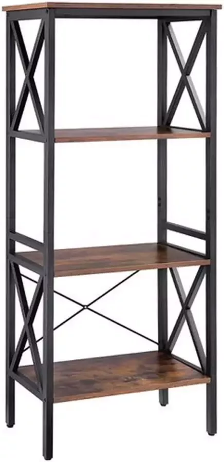 Vasale Ladderplank Hoekplank Ladderplanken 56 x 32 x 131 Zwart