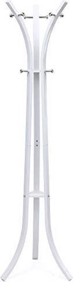 VASGALE Trend24 Kapstok staand Garderoberek Garderobestang 50 x 50 x 176 cm Wit