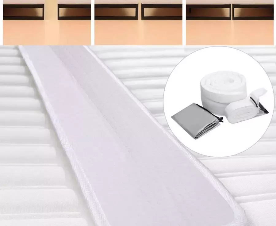 VATESI Matraswig met bedbinder Liefdesbrug 200cm Inclusief spanband Tegen schuivende matrassen en werkt naad weg