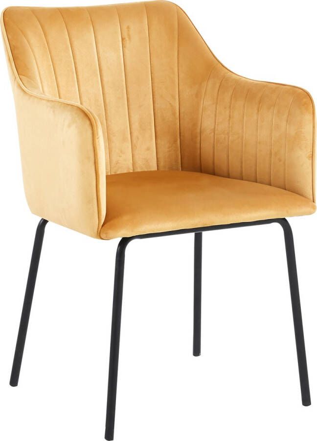 Vcm 1er Esszimmerstühle skandinavischer gepolsterter Küchenstuhl Maße ca. H. 82 x B. 54 x T. 59 cm bequeme Armlehne und Rückenlehne Esszimmerstuhl Valia