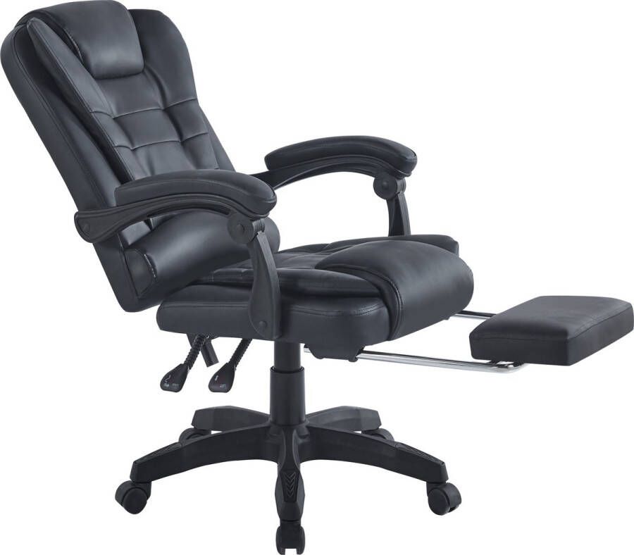 Vcm Bürostuhl Schreibtischstuhl Drehstuhl Chefsessel Fußablage Gamingstuhl Alasko