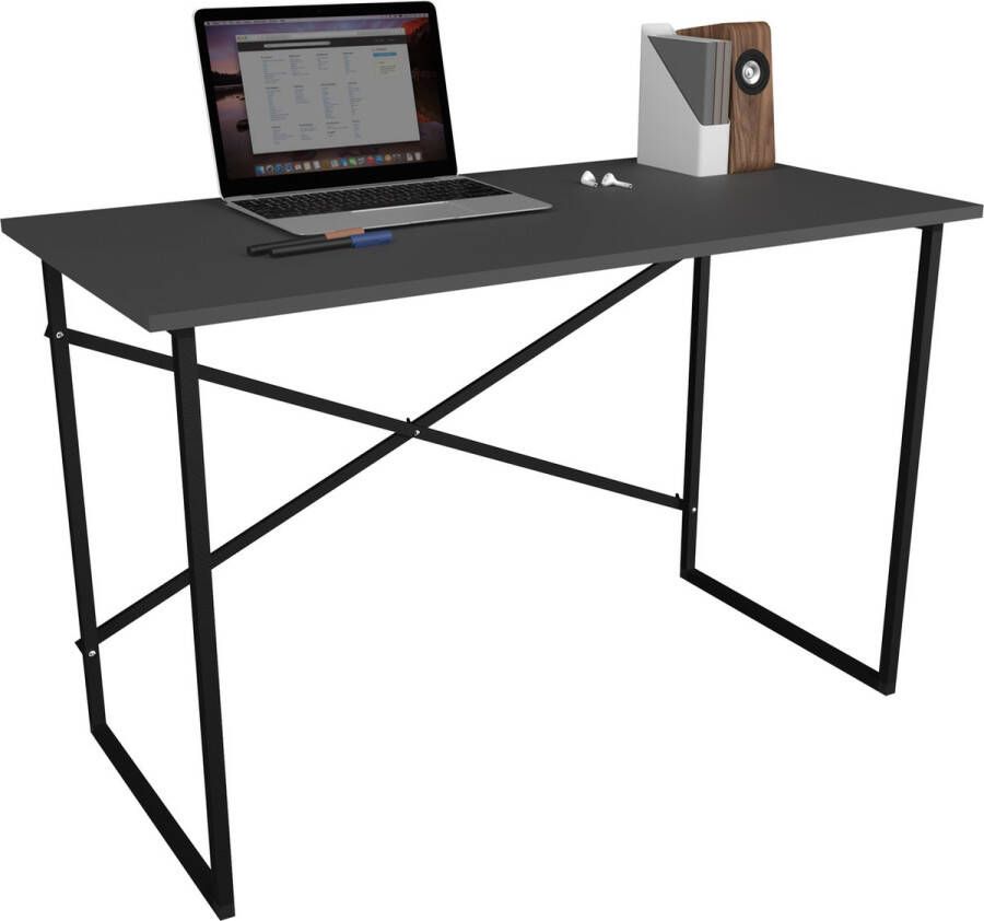 Vcm Holz Metall Schreibtisch Computertisch Arbeitstisch Bürotisch Büro Industrie Styl Insasi