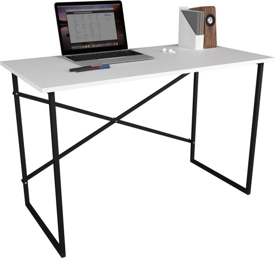 Vcm Holz Metall Schreibtisch Computertisch Arbeitstisch Bürotisch Büro Industrie Styl Insasi