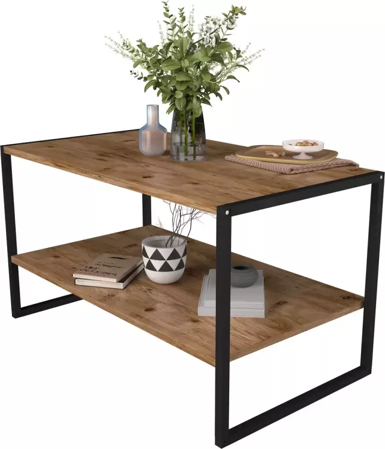 Vcm Houten banktafel Salontafel Woonkamertafel Bijzettafel Plank Insasi L Houten banktafel Salontafel Woonkamertafel Bijzettafel Plank Insasi L